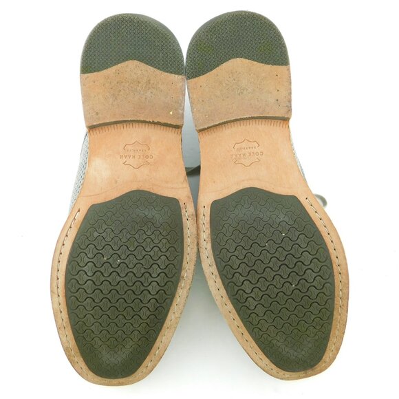 COLE HAAN Stitchlite Gray Knit Lace-up Oxford Shoes 9.5 main image 6